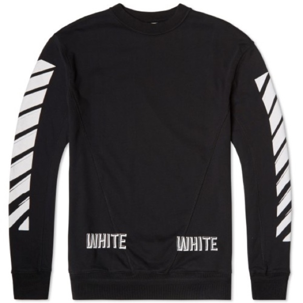 3-D OFF WHITE SWEATSHIRT